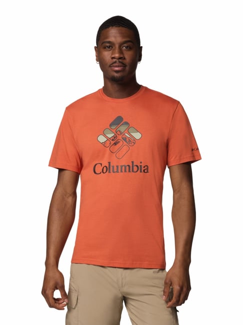 Columbia Mens Orange M Rapid Ridge Graphic Tshirt-picture-21