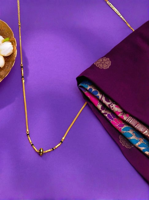 png jewellers P.N.Gadgil Jewellers Aurora Beads Yellow Gold Modern Mangalsutra For Women-picture-28