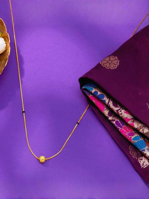 P.N.Gadgil Jewellers Pure Grace Yellow Gold Modern Mangalsutra For Women