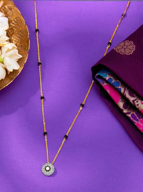 png jewellers P.N.Gadgil Jewellers 22KT (916) BSI Hallmarked Yellow Gold Radiant Unity Mangalsutra-picture-25