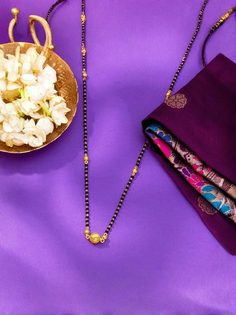 P.N.Gadgil Jewellers 22KT (916) BSI Hallmarked Yellow Gold Classic Beadline Mangalsutra