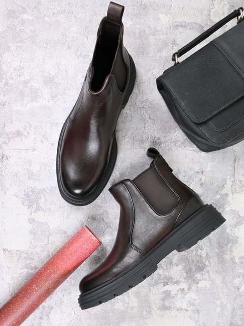 Cobblerz Men's Coffee Chelsea Boots-picture-16