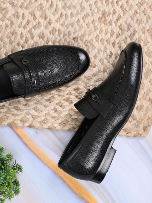 Cobblerz Men's Black Formal Loafers-picture-39