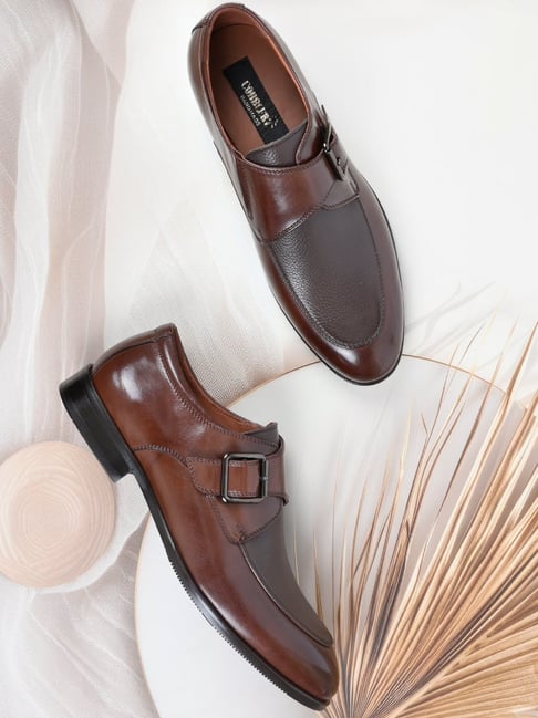 Cobblerz Men's Coffee Monk Shoes-picture-22