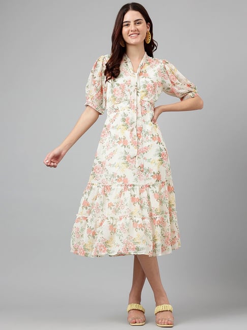 Latin Quarters Pink Polyester Regular Fit Dress-picture-25