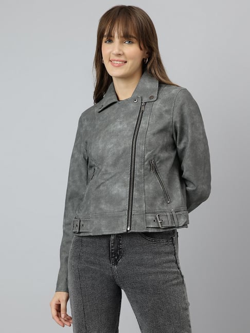 Latin Quarters Black Pu Regular Fit Jacket-picture-33