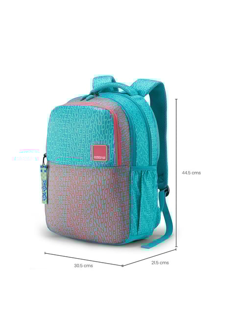 American Tourister Turquoise Women School Backpack