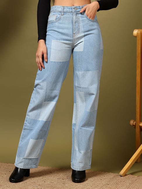 Kotty Blue Blended Straight Fit Jeans-picture-17