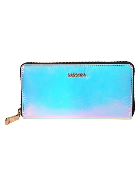 Sassora Multicolour Premium Patent Leather Money Purse Wallet