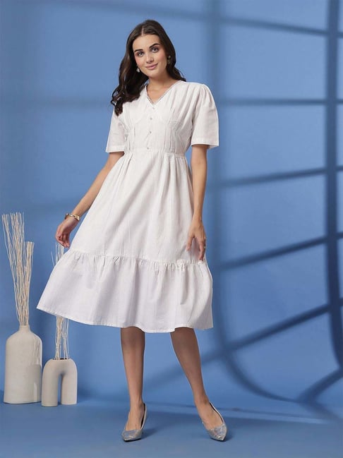 MELON SLEEVE STRAIGHT DRESS Ameri vintage☆MELON SLEEVE STRAIGHT