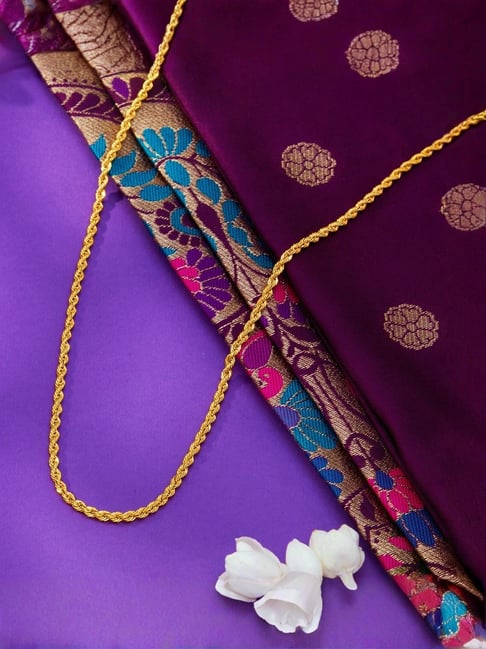 P.N.Gadgil Jewellers 22KT (916) BIS Yellow Gold Radiant Simplicity Chain for Unisex