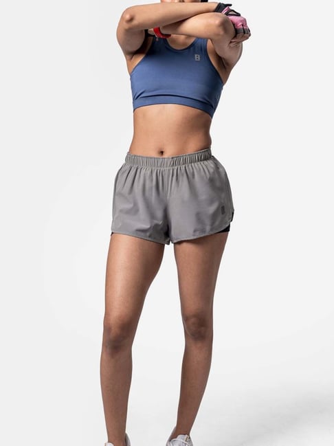 Baller Athletik Grey Plain Sports Shorts