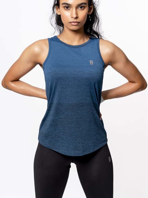 Baller Athletik Navy Plain Sports Tank Top - Main Image
