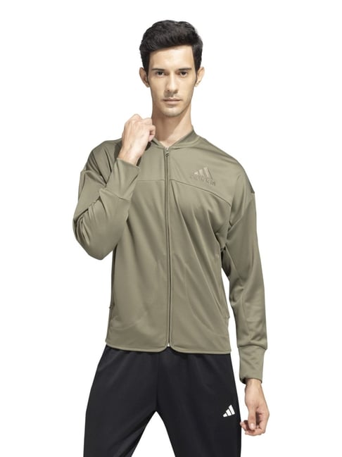 Adidas Green Regular Fit Sports Jacket-picture-31
