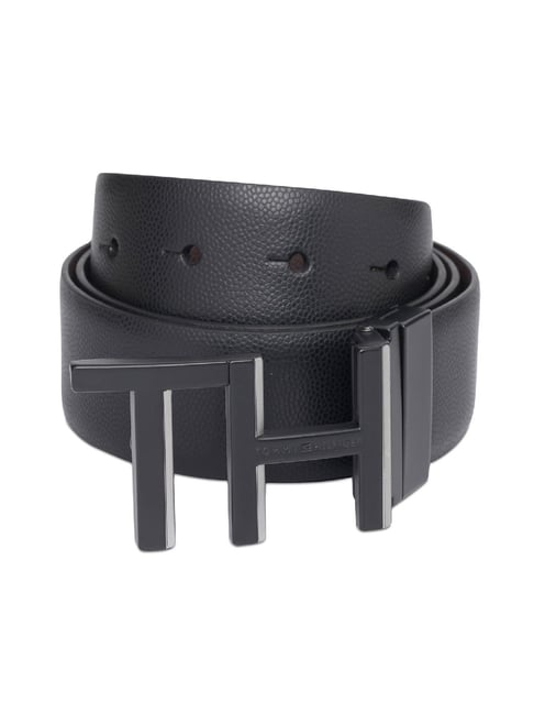 TOMMY HILFIGER Black & Brown Ottos Reversible Belt-picture-30