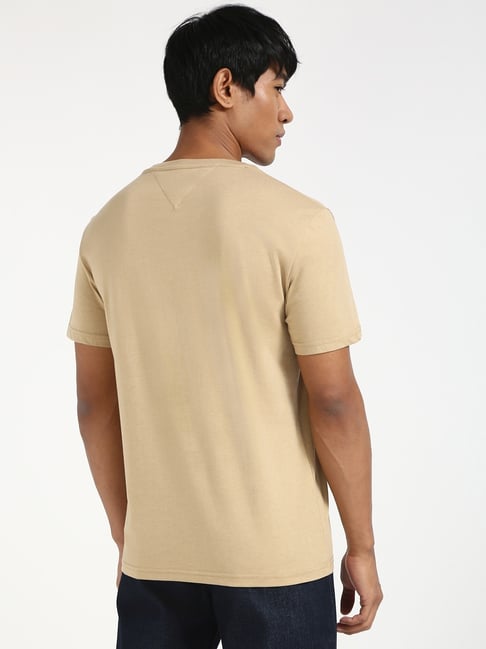 Tommy Hilfiger Relic Tan Heather Slim Fit T-Shirt