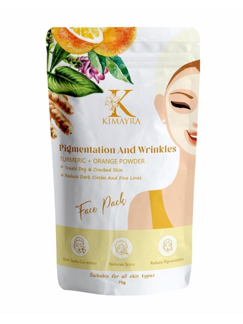 Kimayra Turmeric & Orange Face Pack Powder - 75 gm-image-37