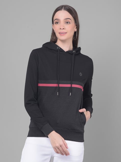 Dollar Charcoal Melange Colorblock Hoodie-picture-11