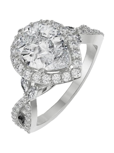 Emori 14k White Gold & Diamond Yasmine Marquise Engagement Ring-picture-39