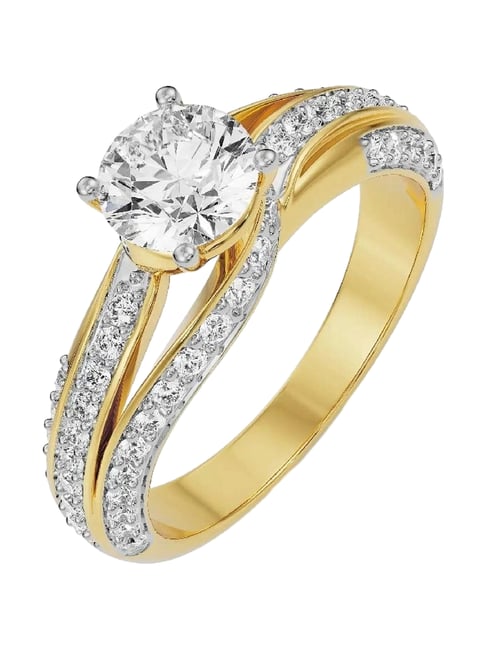 Emori 18k Yellow Gold & Diamond Beatrice Twisted Ring-picture-14