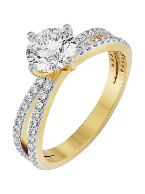 Emori 14k Yellow Gold & Diamond Finley Solitaire Engagement Ring