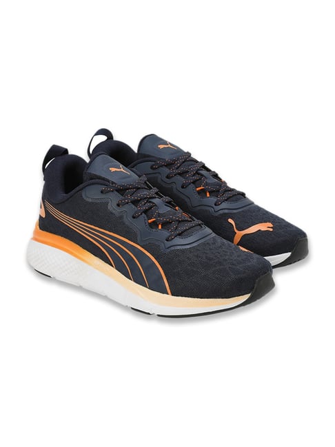Puma Club Navy Softride Pro Echo Rousing Youth Running Shoes