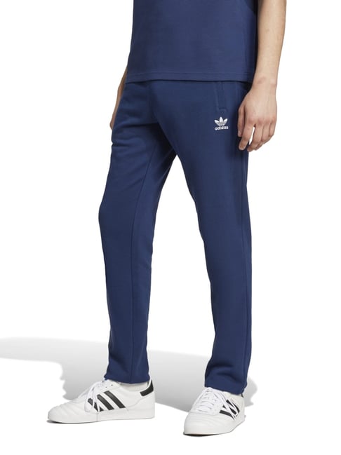Adidas Navy Blue Blue Skinny Adidas Joggers Adidas Originals Three