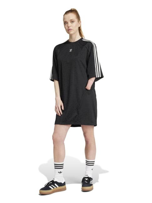 ☆Adidas☆Originals Exclusives Dress Black adidas Originals LOGO TEE DRESS FR7174 Black - Zakcret.gr