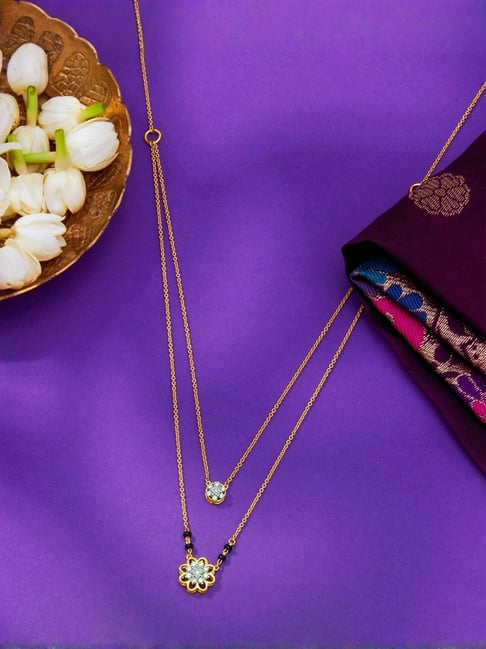 Diamond Mangalsutra Designs Kalyan Jewellers Mangalsutra Locket