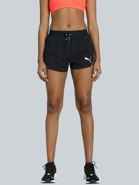 Puma Black Regular Fit Sports Shorts