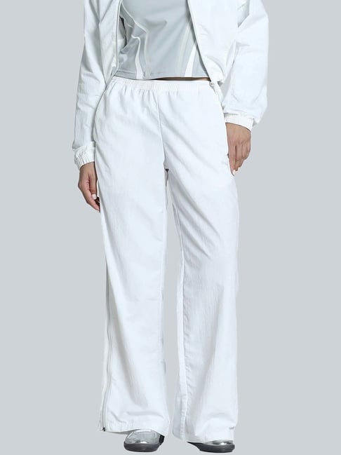 Puma White Relaxed Fit Trackpants-picture-25