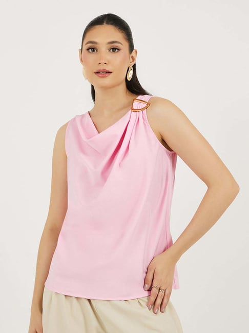 Styli Pink Plain Top-picture-35