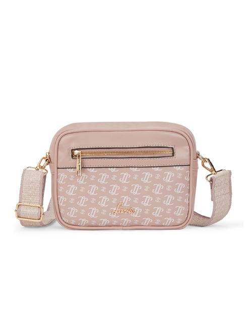 Lavie Pink Printed Medium Sling Handbag-picture-16