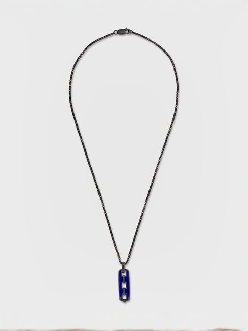 crash.club by CKC Sterling Silver Enamel Chain Pendant for Men-picture-15