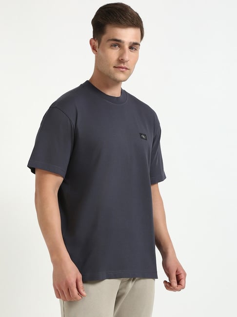 Calvin Klein Jeans India Ink Cotton Regular Fit T-Shirt