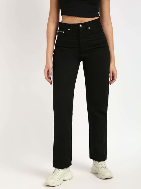 Calvin Klein Jeans Clean Black Cotton Slim Fit Jeans-picture-29