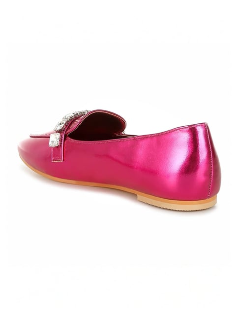 Buy Rag Co Women's Fuchsia Casual Loafers for Women at Best