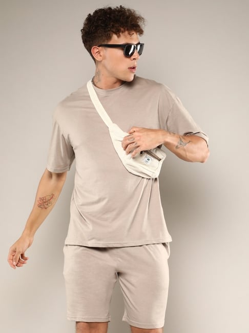 Campus Sutra Grey Regular Fit Co-Ord Set-picture-40