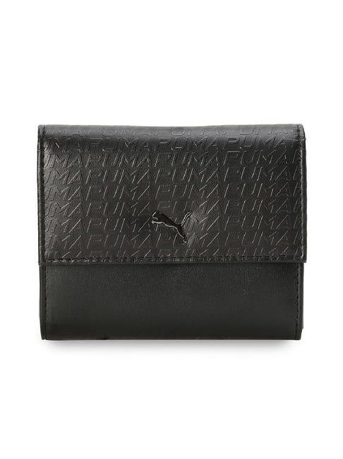 Puma Black Casual Polypropylene Wallet for Men