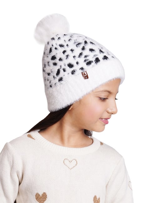 Buy BHARATASYA Wool White Girls Winter Cap Online Tata CLiQ