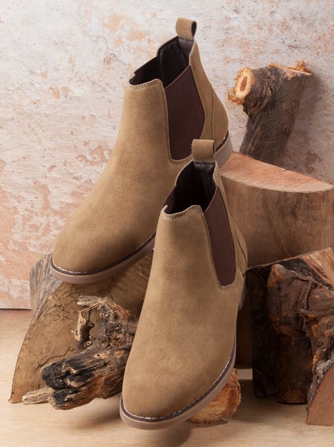 Buy ID Men's Beige Chelsea Boots for Men at Best Price Tata CLiQ