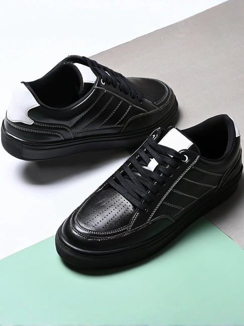 V8 By Ruosh Men's Groove-01 Black Casual Sneakers-picture-30