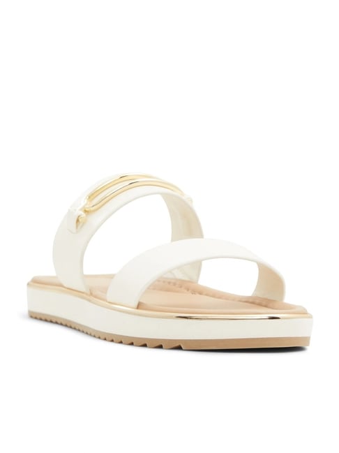 Aldo Women's White Casual Sandals-picture-32