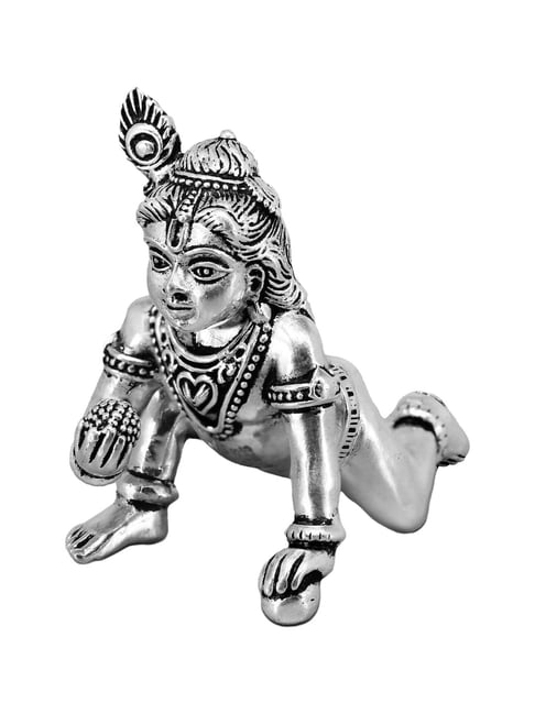 Joyalukkas 925 Silver Divine Silver Krishna Sculpture-picture-25