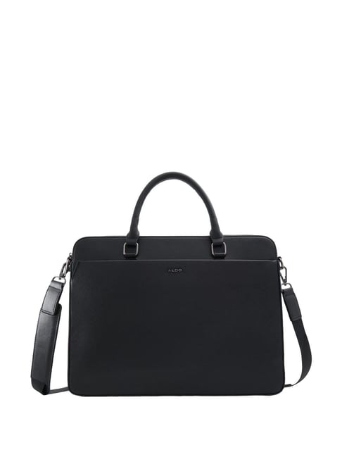 ALDO Black Synthetic Medium Laptop Messenger Bag