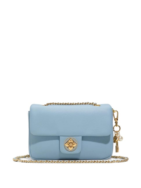 ALDO Light Blue Solid Medium Cross Body Bag-picture-13
