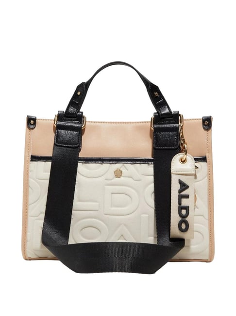 Buy ALDO Bone Textured Small Satchel Handbag For Women At