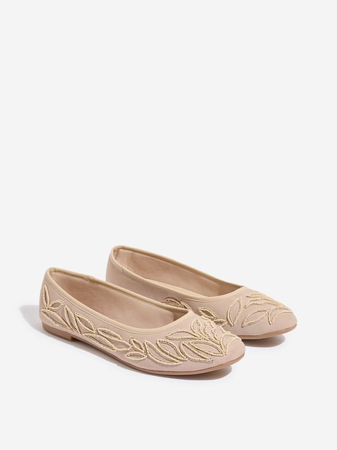 Ivory Ballet Flats Buy LUNA BLU By Westside Ivory Beads