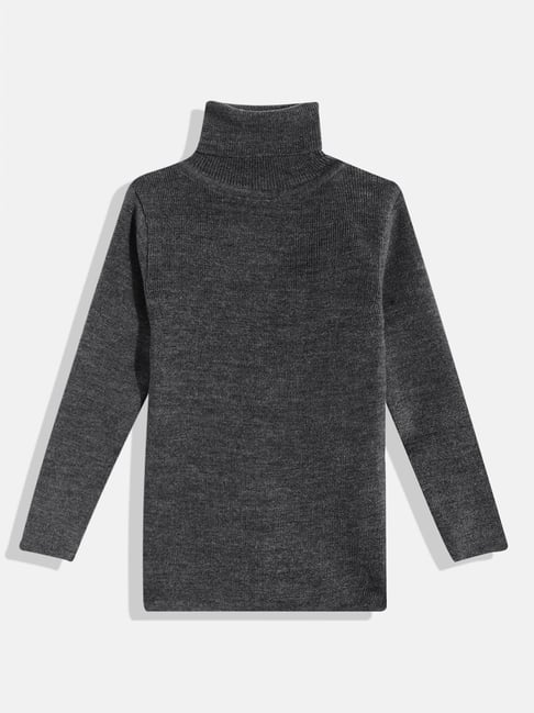 RVK Girls Charcoal Pullover Sweater