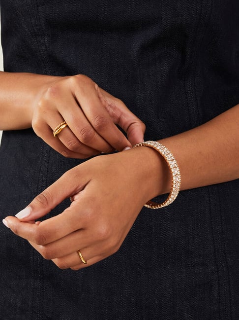 Accessorize London Crystal Cuff Bracelet-picture-22